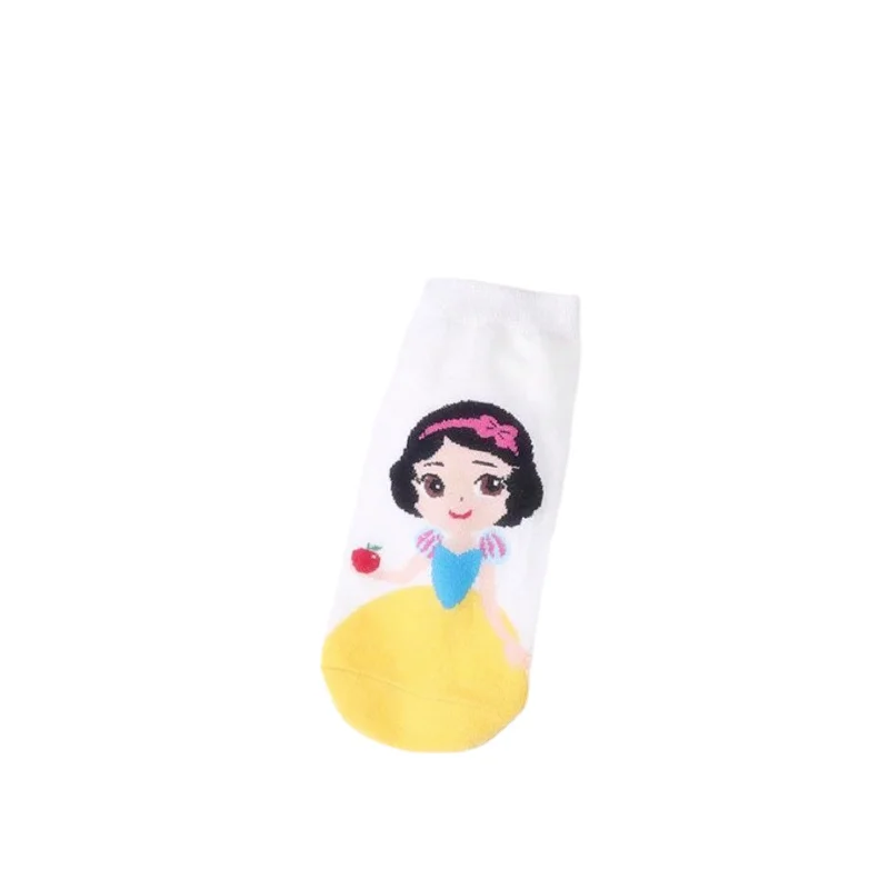 

Disney New Children's Socks Snow White Cartoon Straight Sports Cute Casual Cotton Baby Girl Clothes Little Girl Socks Meia