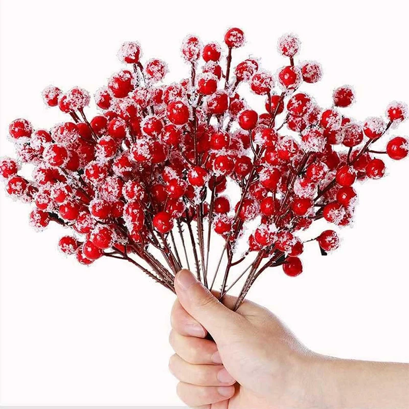 

Искусственные веточки holly с ягодами для украшения