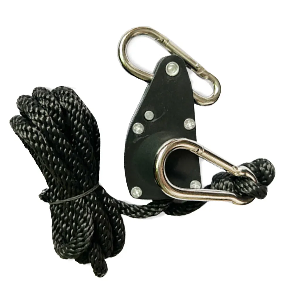 

2 Pieces Rope Ratchet Light Hanger Grow Lamp Tool Convenience Garden Supplies