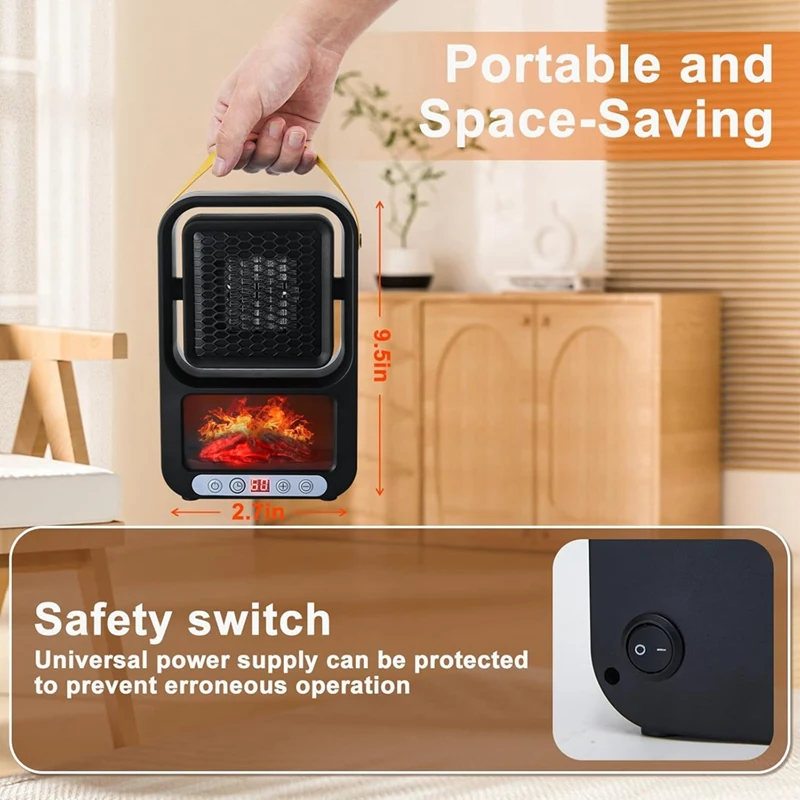 Небольшой обогреватель для внутреннего использования портативный