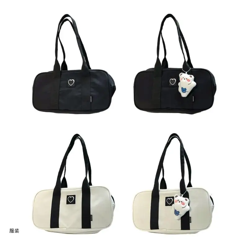 D0UD женская сумка через плечо Y2k легкая сумка-тоут подмышками школьная спортивная