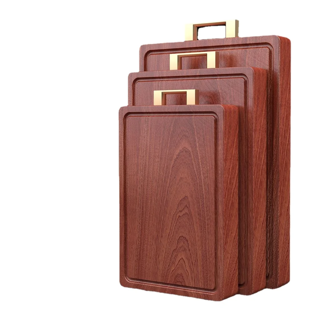 Разделочный блок из натурального дерева акации-Двусторонняя разделочная доска