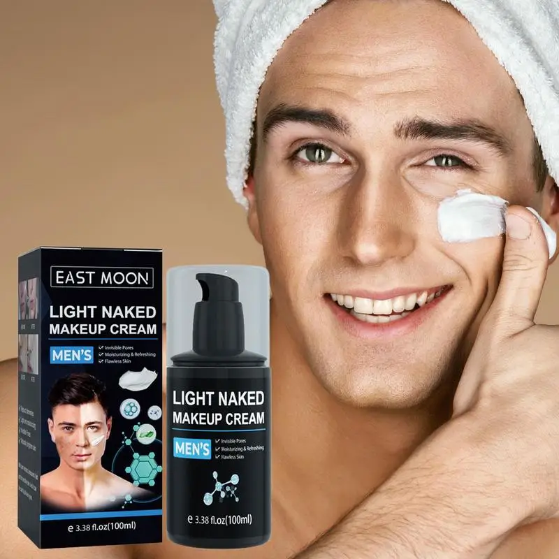 

Крем для макияжа для мужчин, увлажняющий лосьон против морщин, скрывает поры, осветляет лицо, скрывает недостатки кожи для мужчин