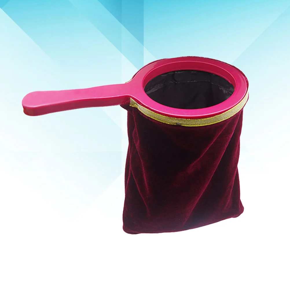 

1pc Props Tricks Make Things Appear Disappear Stage Trick Props Universal Bag for Stage Performance Red