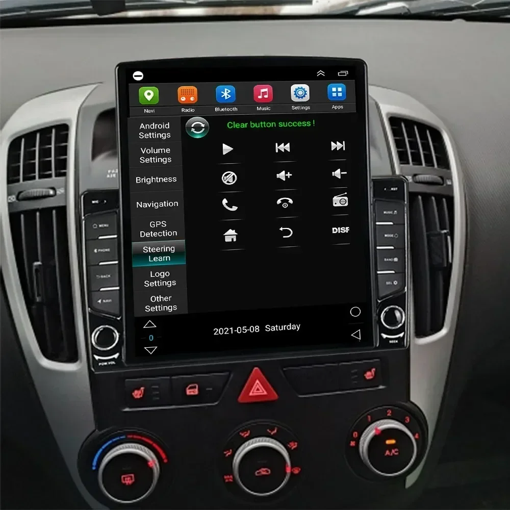 Для Tesla Style 2Din Android 13 Автомобильный радиоприемник для KIA CEED 2010 2011 2012 Мультимедийный
