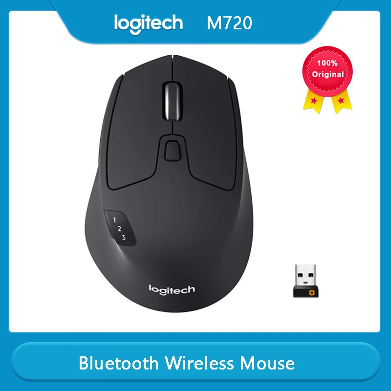 Bluetooth-Мышь Logitech M720, 1000 DPI, 8 кнопок
