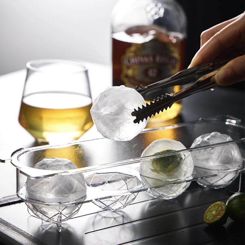 

Ice Molds Ice Cube Tray for Freezer 2 Inch Large Ice Cube Molds For Cocktails Whiskey Bourbon Diamond Ice Ball Maker Mold