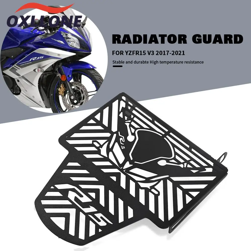 

Motorcycle Radiator Guard Grille Grill Cooler Cooling Cover Protection For YAMAHA YZF R15 V3 V3.0 VVA 2017 2018 2019 2020 2021