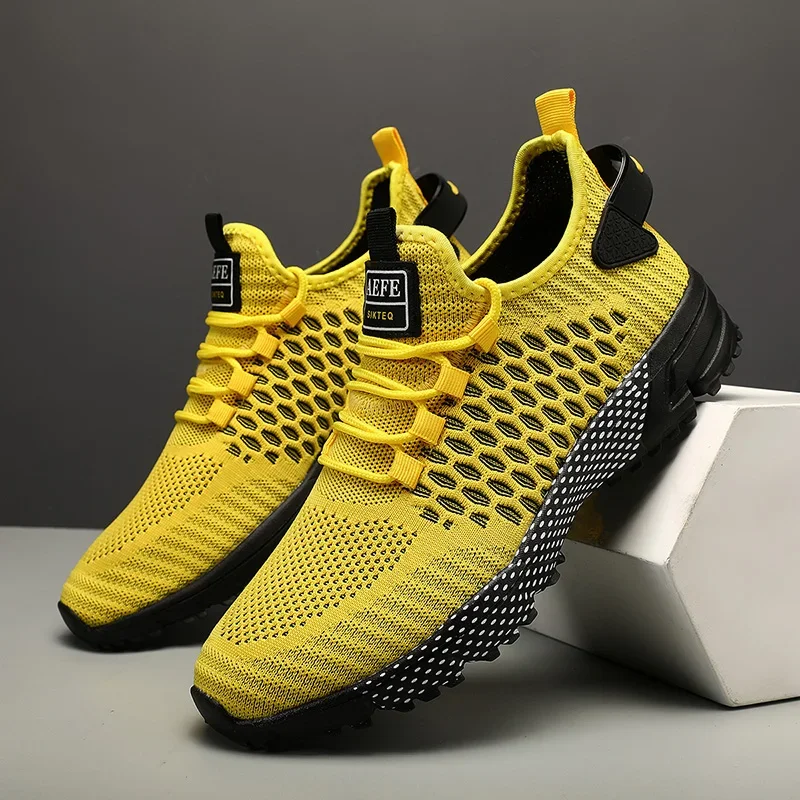 Luxury Moccasin Male Shoes Trekking Safety Tennis Man Breathable Men's Summer Mesh Sneakers Sneakerses Shoe 2024