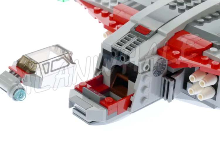 323 шт. Super Fighter Revenger Captain and The Skrull Attack Quinjet Plane 11235 Строительные блоки игрушки
