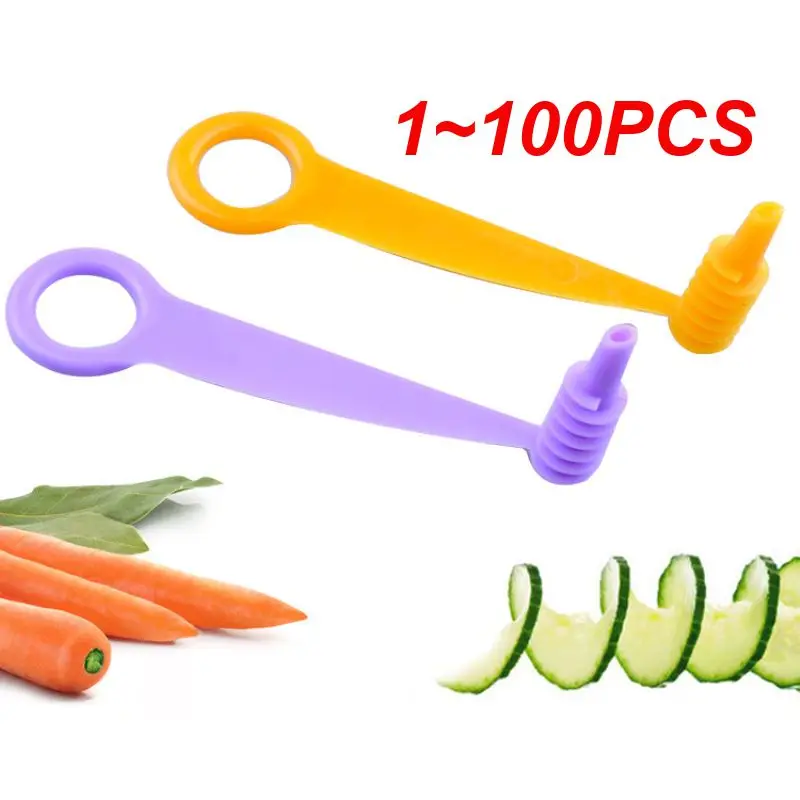 

Спиральный резак для огурцов, моркови, картофеля, овощей, 1-100 шт.
