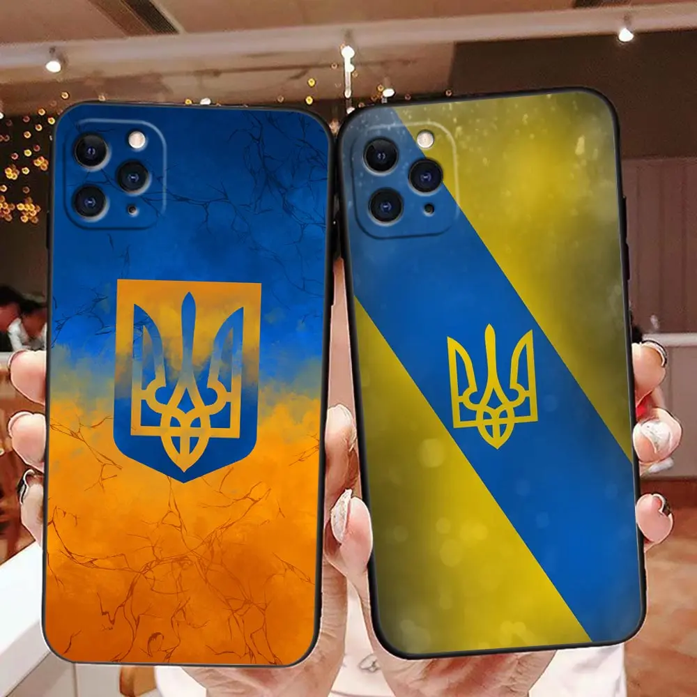 

Stop War Ukrainian flag Cover Phone Case For IPhone 14 11 12 13 PRO Apple 6 7 6S 8 Plus X XR XS MAX Shell Funda Capa Coque Para