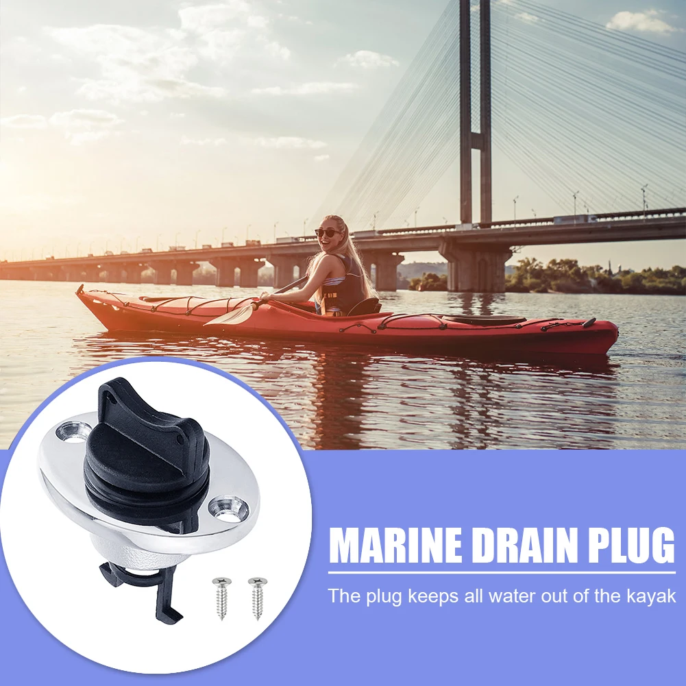 

Canoe Oval Screw Sealing Drain Plugs Kayak Hardware Marine Dinghy Accessories for Family Outdoor Water Decoration