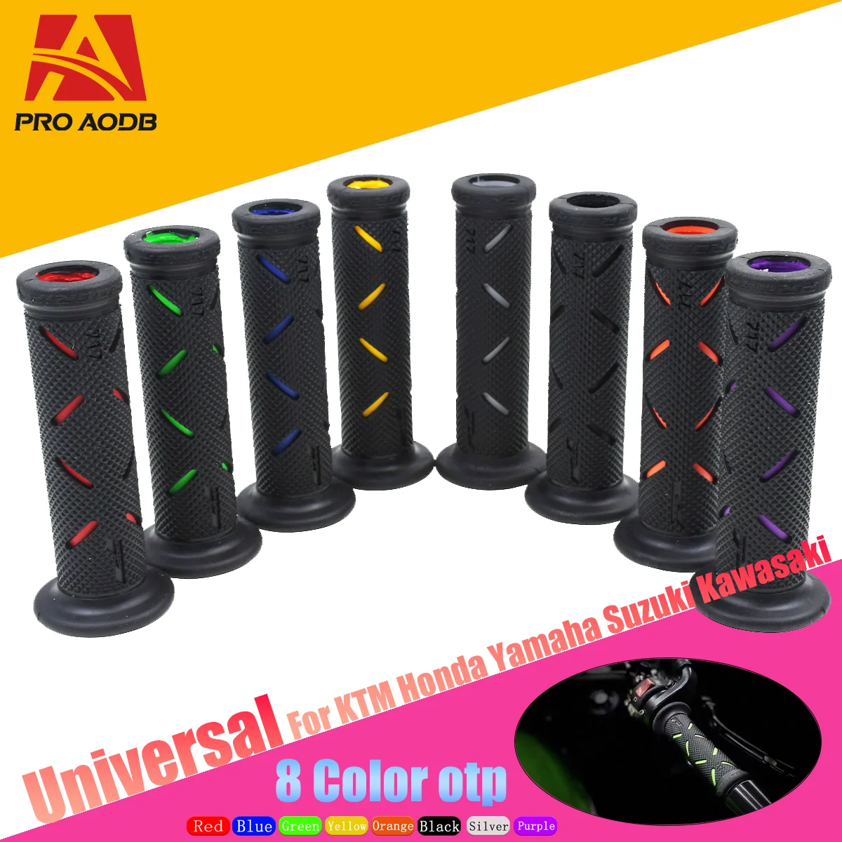 22 мм универсальный руль мотоцикла ручки для резиновые аксессуары модификации