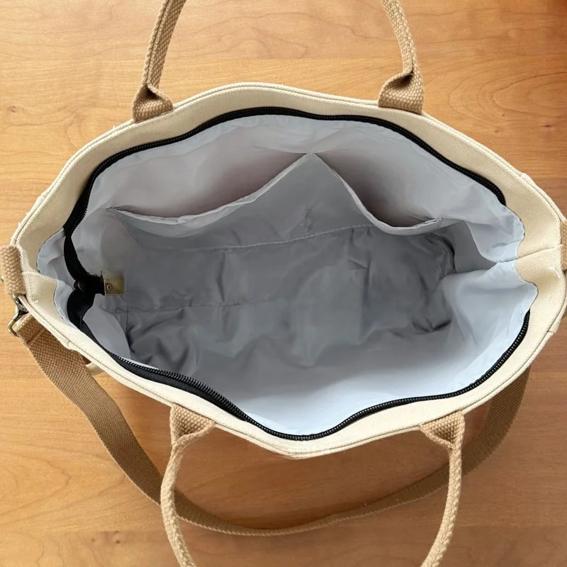 Большая холщовая пляжная сумка с логотипом под заказ: стильная модная дорожная и