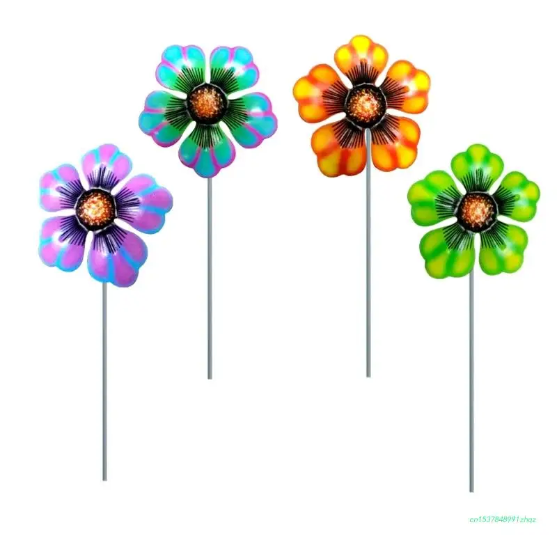 

Wrought Iron 4 Color Flower Garden Stake Decor Ornament Crafts Supply Accessory