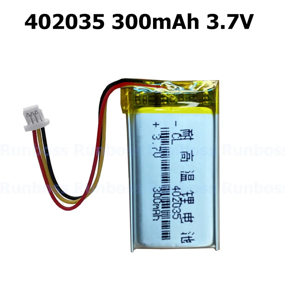 Аккумулятор 3 7 В Molex 1 25 мм 3-контактный разъем Батарея для смарт-регистратора 70mai 1s