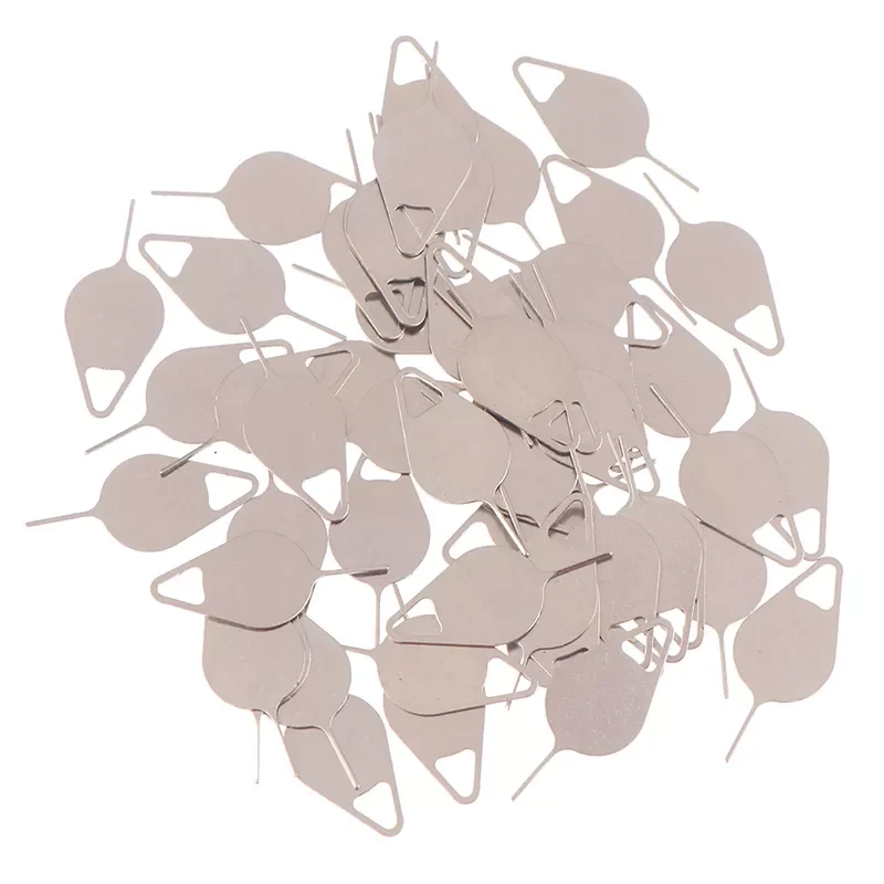 

Hot sale 50pcs Sim Card Tray Removal Eject Pin Key Tool Stainless Steel Needle