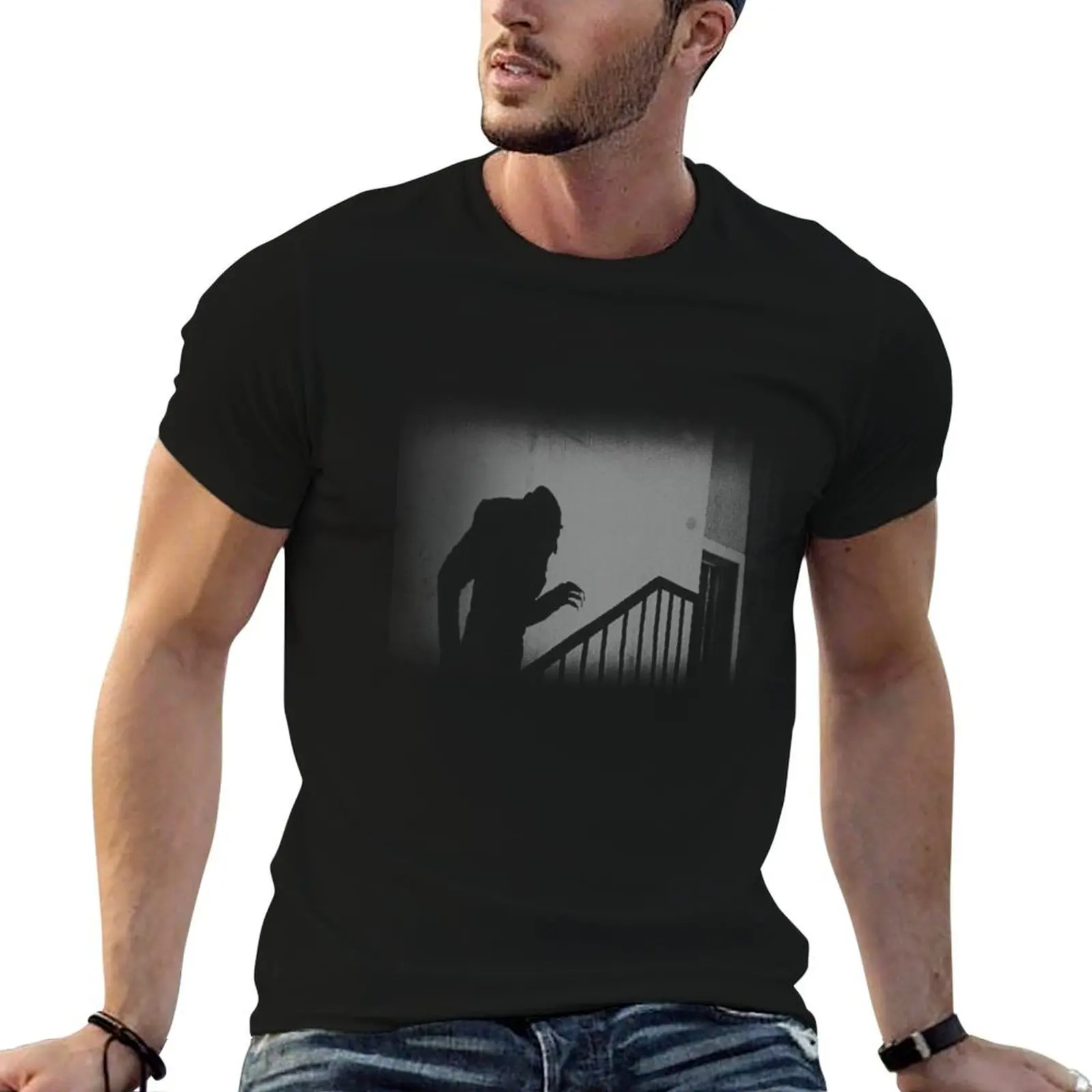 Фото Футболка Nosferatu Vampire Vlad Dracula Tepes The Impaler, летняя футболка больших размеров с короткими рукавами №1