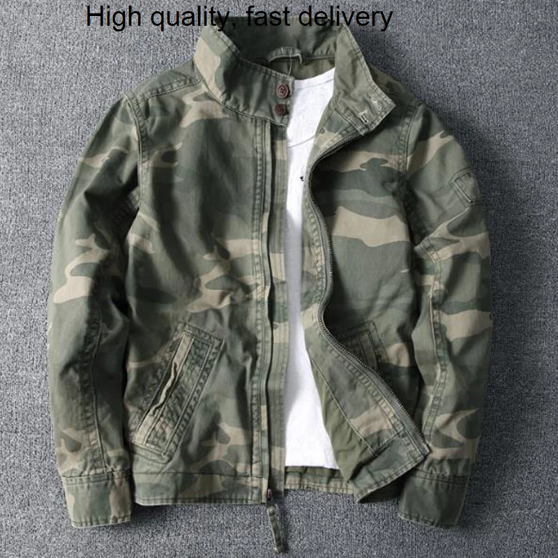 

Quality Casual High Mens Outdoor Jackets New Camouflage Flight Men Coats Oversized Army Jackets Coats Brand Designer B699