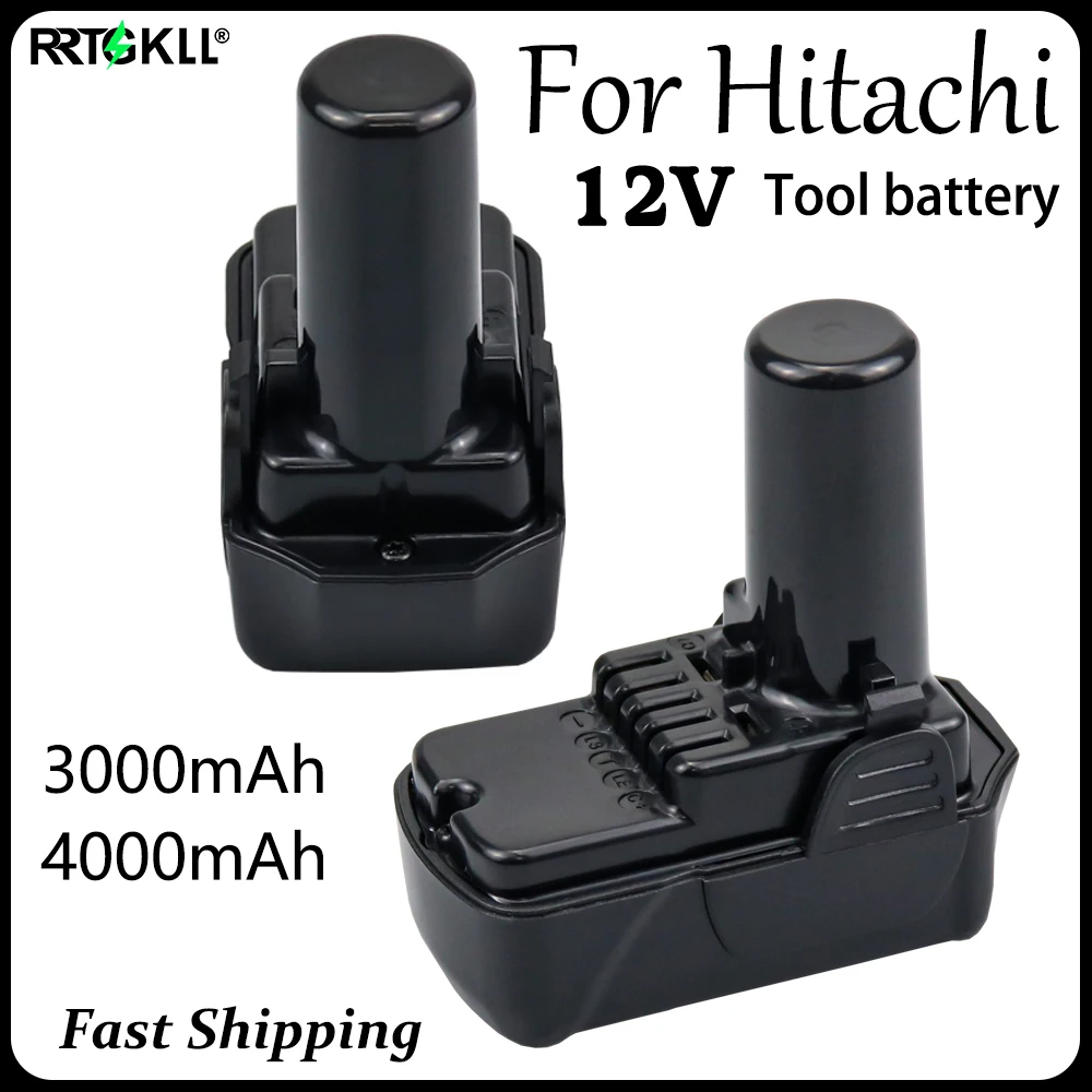Фото Аккумуляторная батарея для Hitachi 10,8 В/12 В 3000 мАч 4000 мАч Аккумуляторная электрическая дрель-отвертка DB10DL FCR10DL WH10DC BCL1015 №2