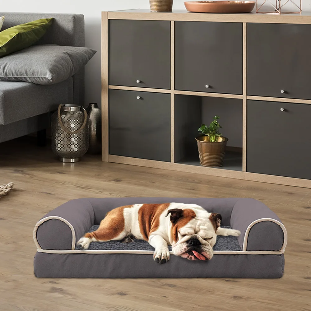 

Dog Bed Deep Sleep Blanket Mat Warm Sofa Cat Pad Small Medium Dogs Large Square Kennel Sleeping House House Supplies Washable