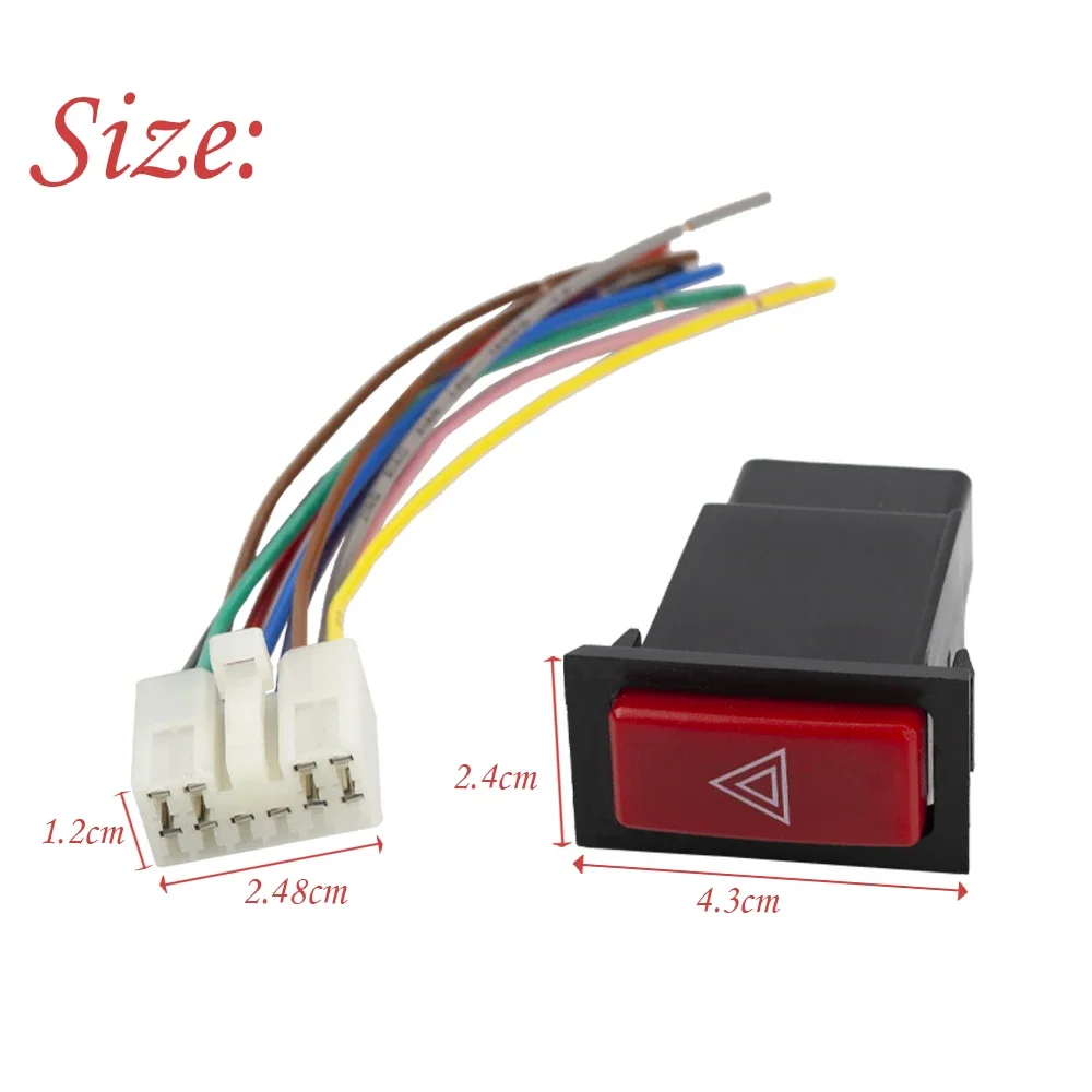 1 шт. кнопка переключения сигнала для Toyota Hiace 1989 - 2006 84332-26080