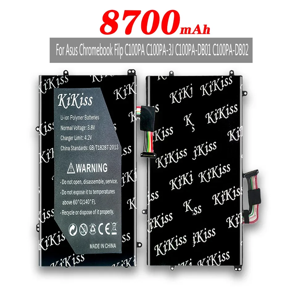 Аккумулятор для ноутбука Asus Chromebook Filp C100PA C100PA-3J C100PA-DB01 C100PA-DB02 C12N1432 8700 мАч