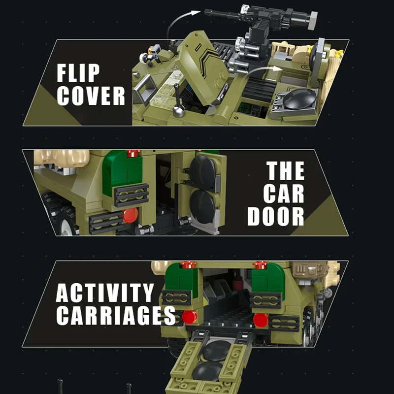 Идеальный Подарок 549 Шт. M1126 Военные Строительные Блоки Набор Игрушек Для