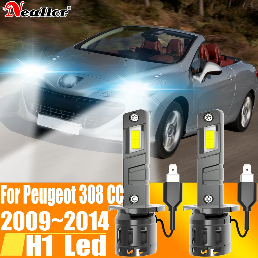 Светодиодная лампа H1 для автомобильных фар яркая противотуманная Диодная 12 В 55