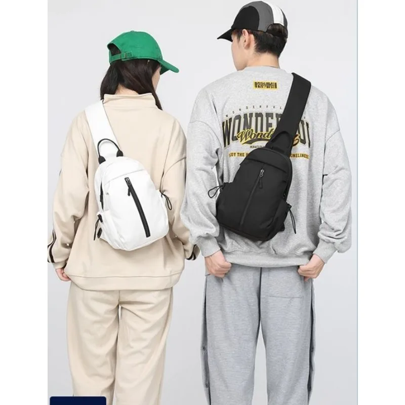 Уличная трендовая нагрудная сумка для женщин и мужчин Спортивная поясная