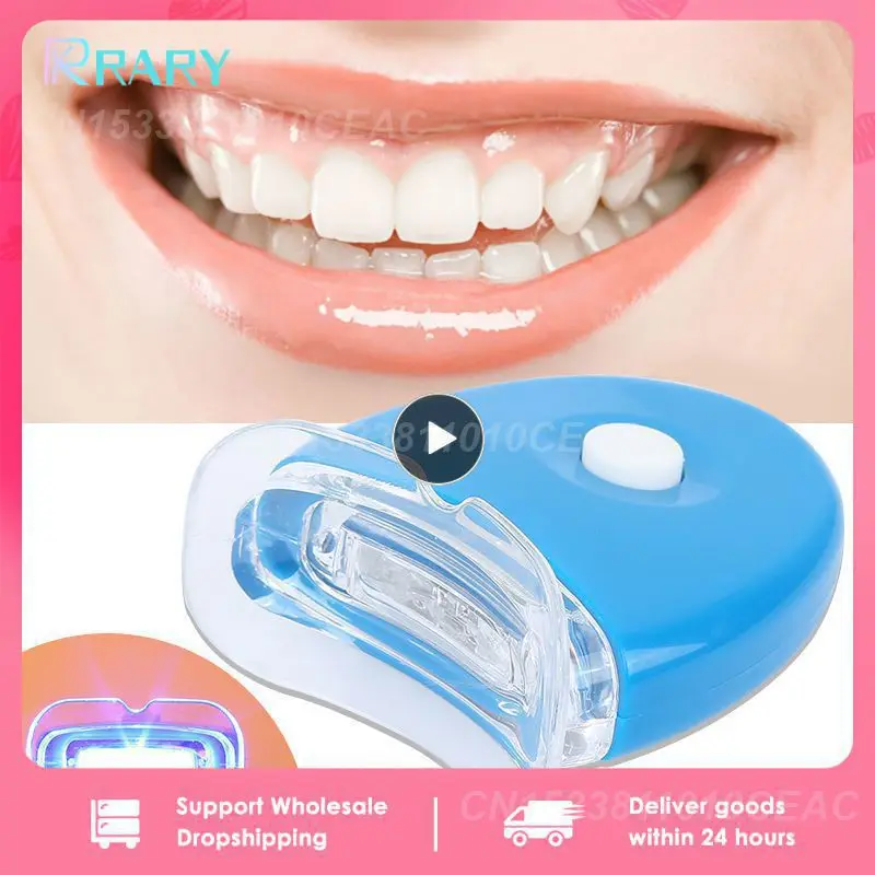 

1~10PCS Teeth Whitener LED Light Teeth Whitening Blue Light UV Light Laser Lamp Tool Tooth Beauty Health No Sensitivity Battery