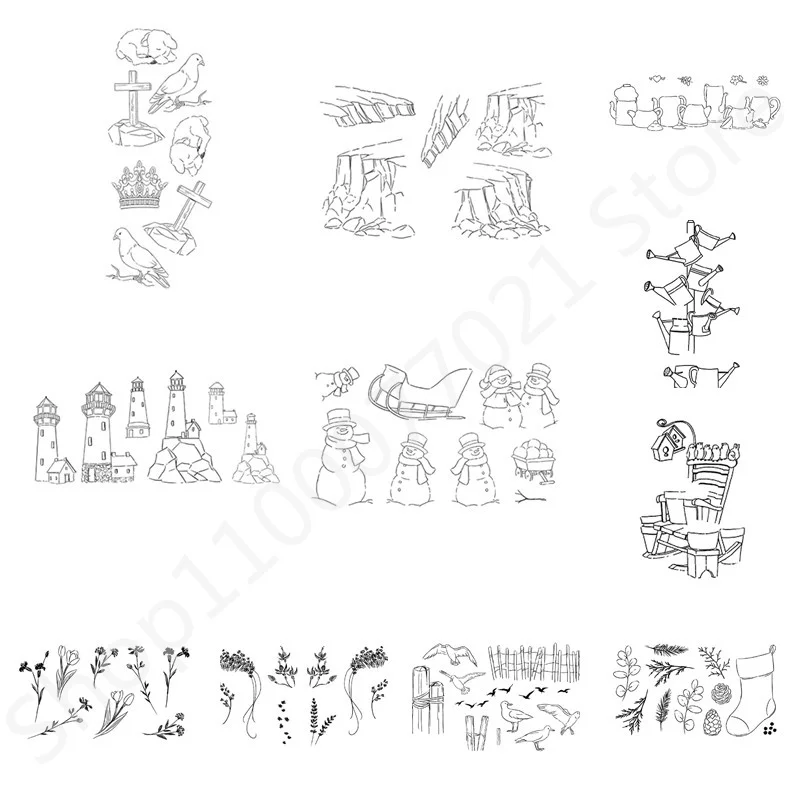 

Clear Stamps Template Stencils Crafts For Diy Scrapbooking Decoration Handmade Embossing 2022 New Arrival No Metal Cutting Dies