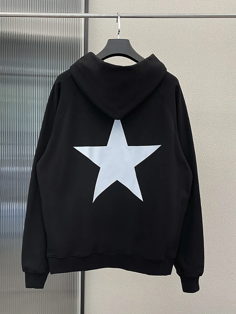 

Y2k одежда, толстовки, женские свитшоты с принтом пентаграммы, топ на молнии с капюшоном, Женское пальто оверсайз, уличная одежда, топы