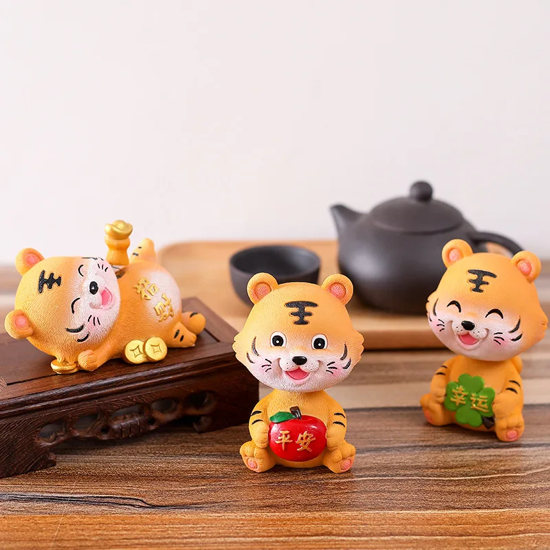 

Аксессуары для украшения дома, тигровая модель гостиной, современные детские подарки на день рождения, настольный декор для спальни