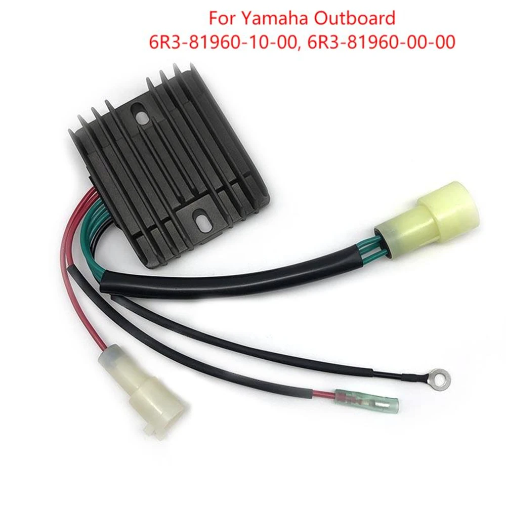 

Outboard motors voltage regulator rectifier for Yamaha 100 115 130 140 150 175 200 225HP 6R3-81960-10-00, 6R3-81960-00-00