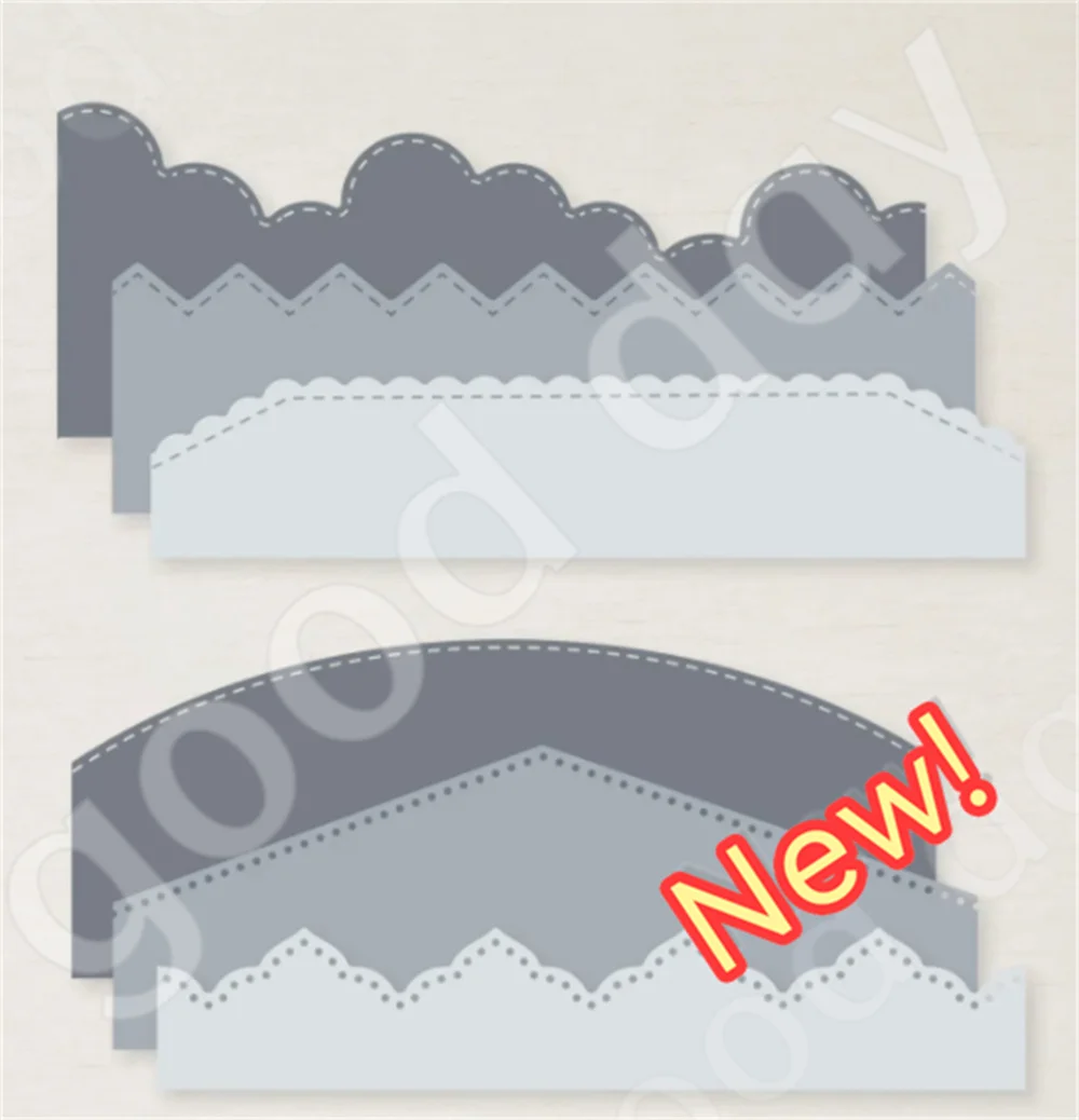 

Triangular Rectangle Clear Stamps or Metal Cutting Dies Sets for DIY Greeting card Craft Making Scrapbooking 2023 New Arrival