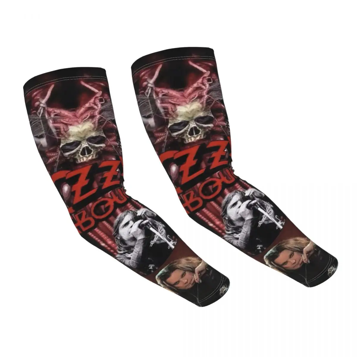 

Ozzy Osbourne Prince Of Darkness Rock Band Heavy Metal Sports Compression Arm Sleeves Warmer Sun UV Protection Tattoo Cover Up