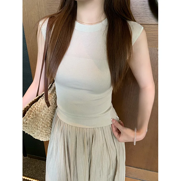 Chen Wenwen Xenl [Mis Morning] маленький мужчина слегка прозрачная желтая футболка лиоцелл