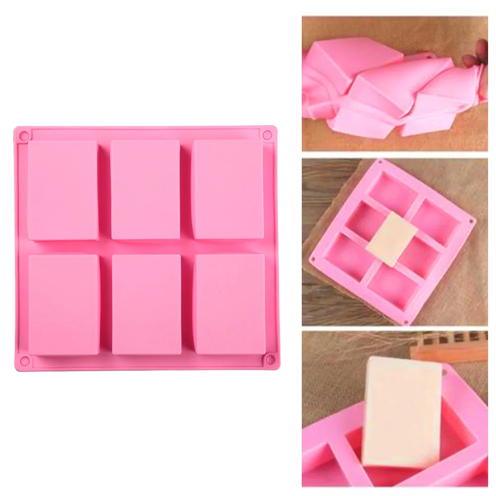 

Silicone Aromatherapy Molds Pudding Candy Mold Square Soap Craft Wax Molds DIY Handmade Candle Supplies Bakeware Accessories