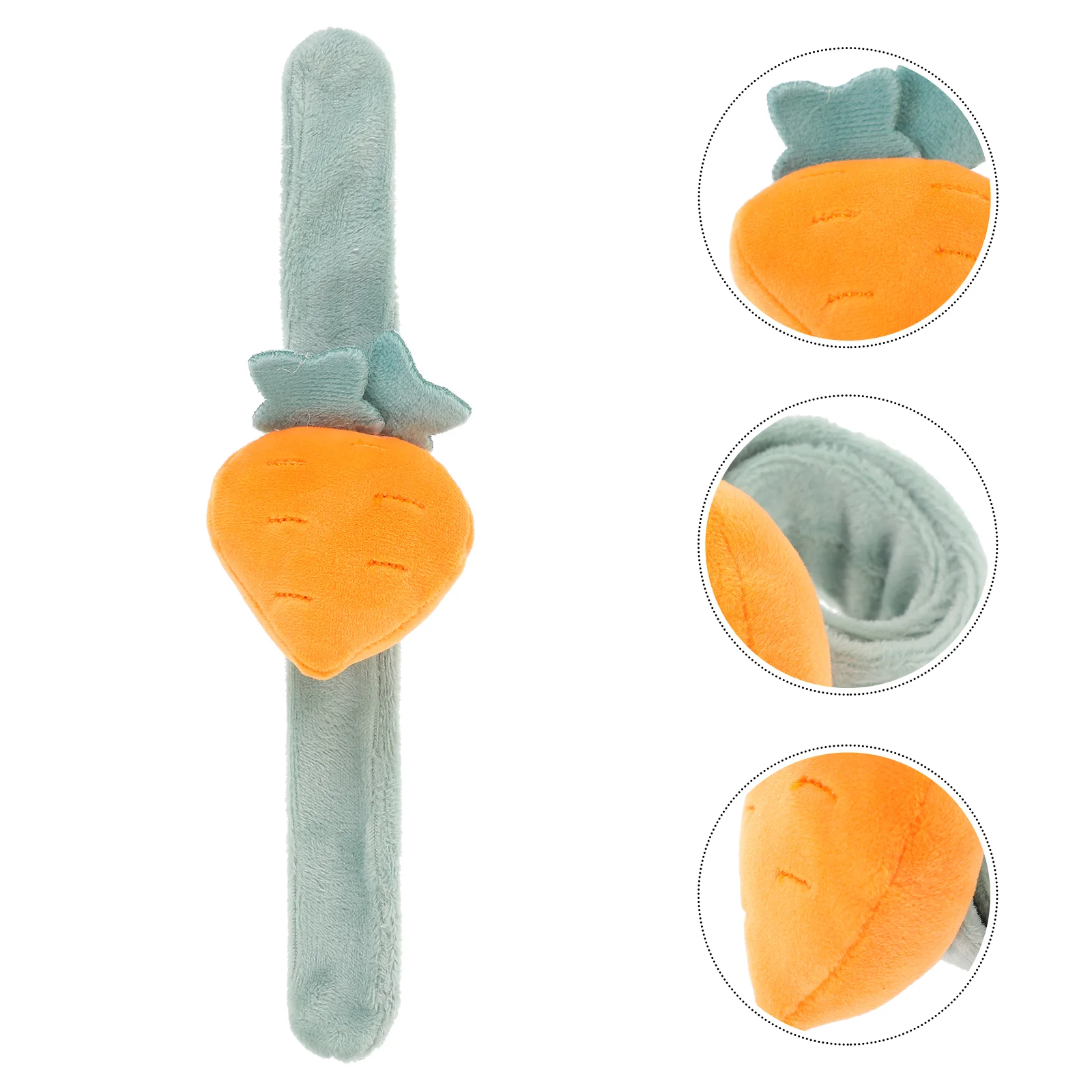 

Papa Circle Wristband Carrot Slap Bracelet Cartoon Party Supplies Stuffed Cotton Bracelets Plush Child Hugger