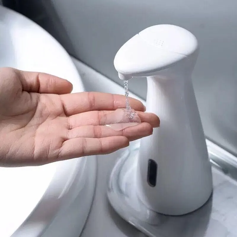 

Автоматический дозатор мыла, умный белый диспенсер для мыла из АБС-пластика, водонепроницаемый, для ванной комнаты