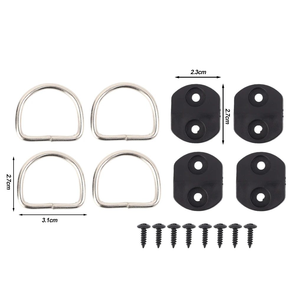 

4 комплекта грузовой сетки, напольный крючок, аксессуары, задний багажник, грузовая напольная сетка, крючок, кольцевая петля, подвесная сетка для плоского экрана, крепежный комплект