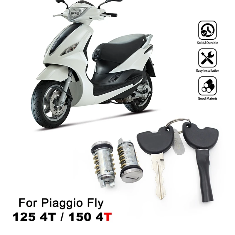 Комплект цилиндров замка зажигания мотоцикла с двумя ключами 573512 Аксессуары для