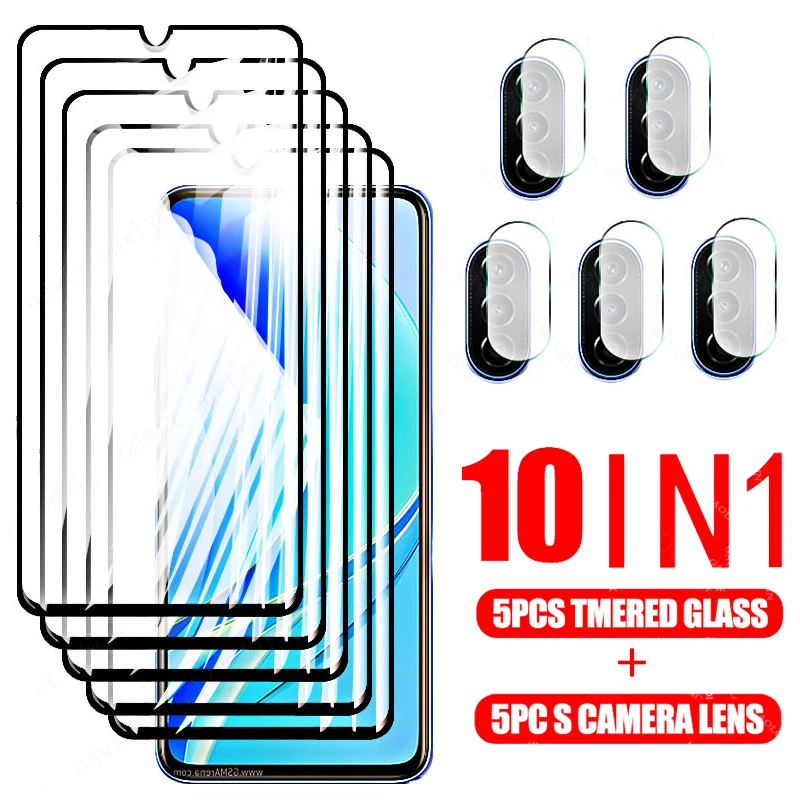 

Full Cover Screen Glass for Huawei Nova Y70 Glass for Huawei Nova Y70 Glass 9H Protector Nova Y70 Plus 10z Y60 Y90 Lens Glass