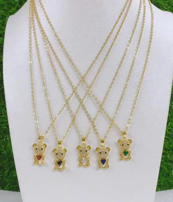 1 шт. Подвески кубинская цепь Кристалл золото микро паве Чокеры ожерелье