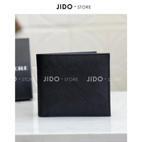 luxury brand design mens short genuine leather wallet fashion simple high grade long business money clip womens wallet