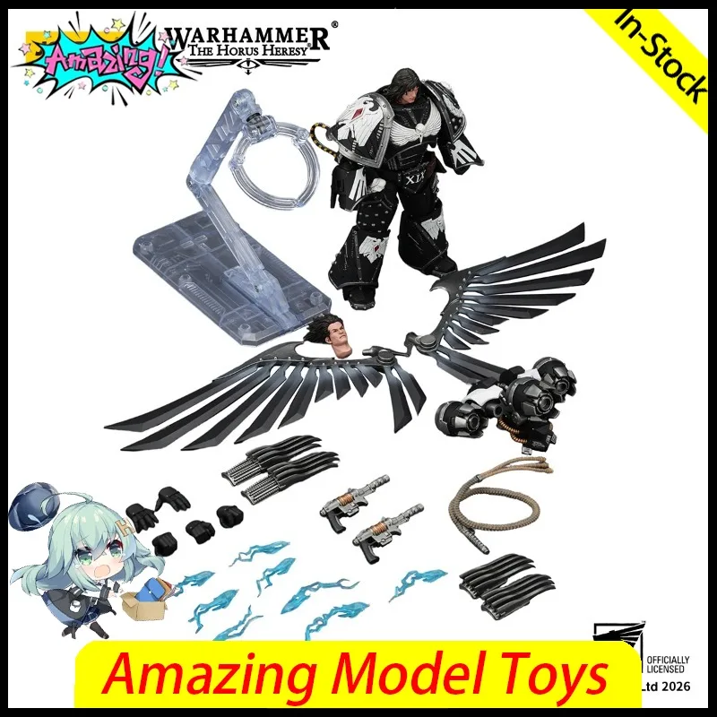 Фото В наличии: Фигурки JOYTOY Warhammer 40K 1/18, Корвус Коракс, Праймарх XIX Легиона, модель для сборки, подарки №2
