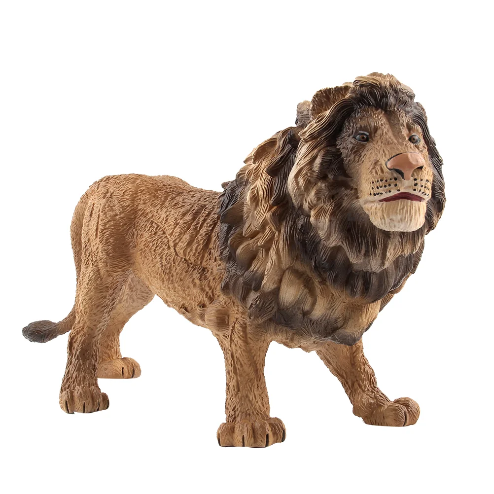 

1PC Simulation Static Plastic Lion Simulation Animal Model Toy Realistic Animal Figure Toys Model for Kids Figurines Deer