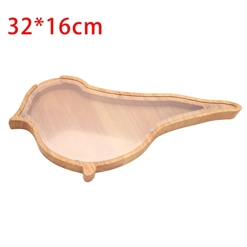 Птичья копилка креативная мультяшная сосновая прозрачное украшение подарочное